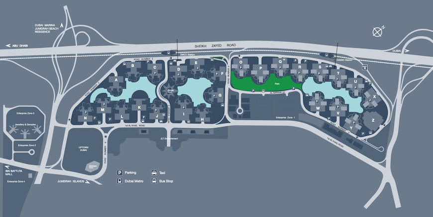 Jumeirah Lake Towers | JLT Clusters