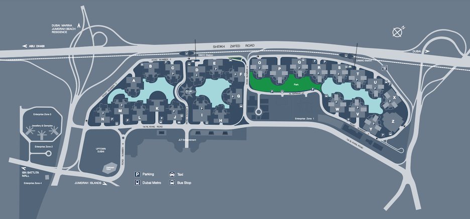 Jumeirah Lake Towers | JLT Clusters