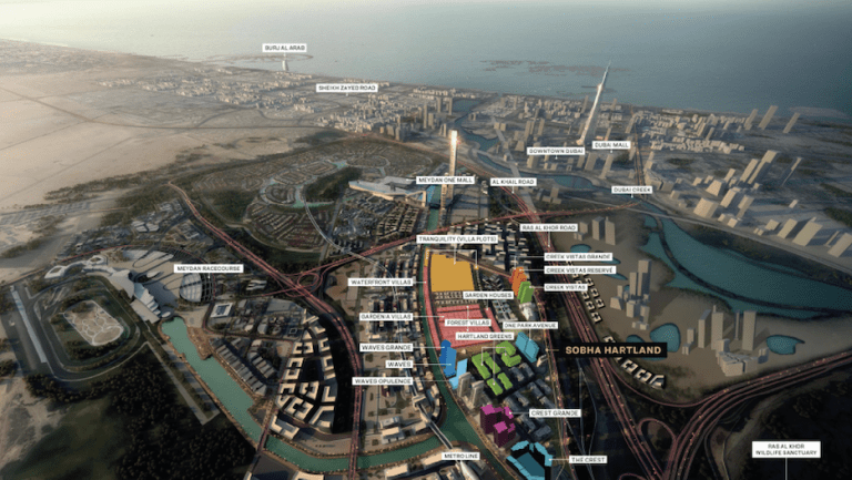 Sobha Hartland location